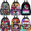 Fnf Spiel Friday Night Funkin Rucksack für Jungen Mädchen 3D Anime Schulrucksäcke Kinder Schultasche 16 Zoll Reise Rucksacktaschen