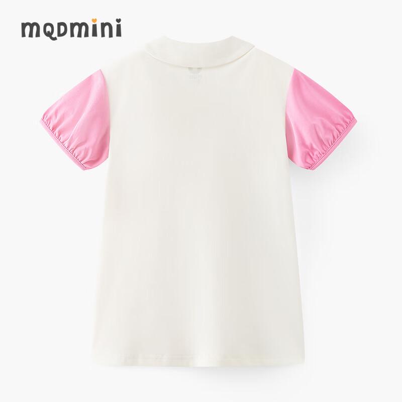 MQD Little Girls  Summer Polo Print Knit Dress 90cm