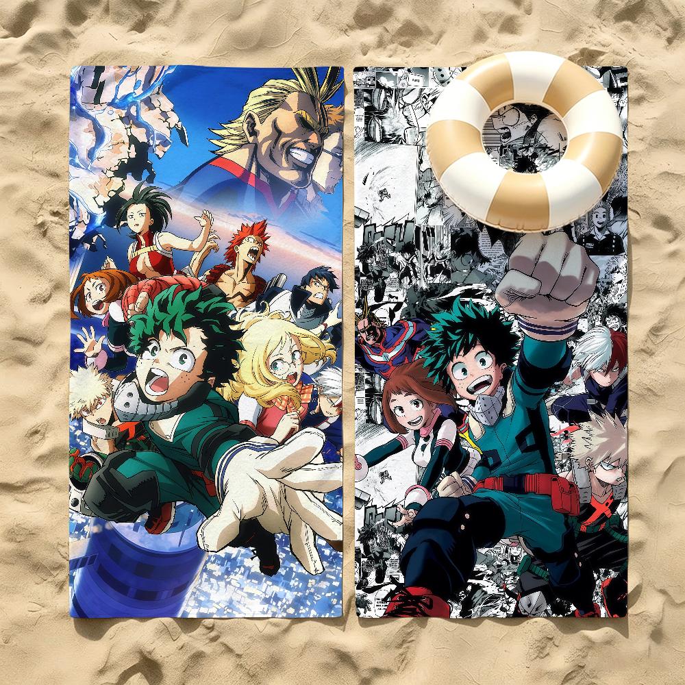 Comic My Hero Academia Towel Towels For Beaches Yoga Studios Gyms Hot Springs Swimming Pools And Picnics