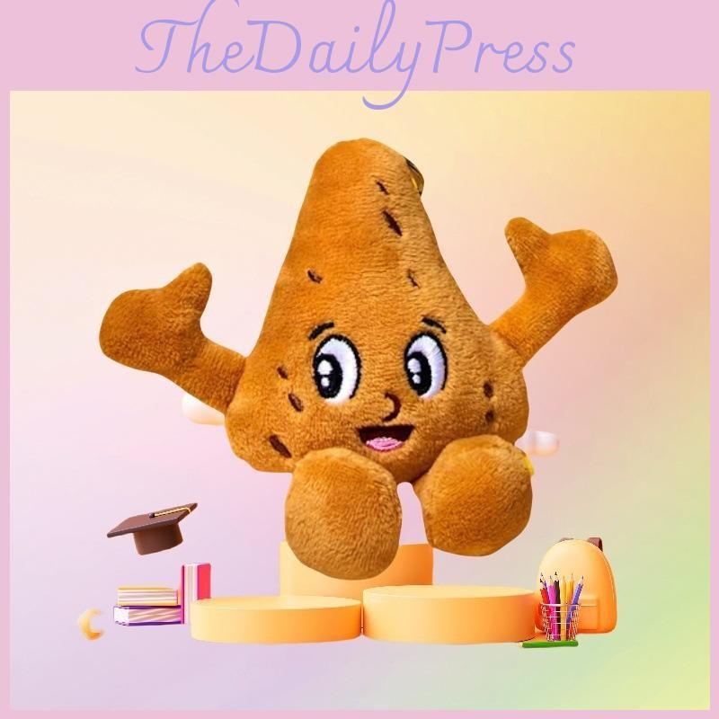 Plushies Cava Short Pile Plush Keychain Doll With Design For Gift And Collection