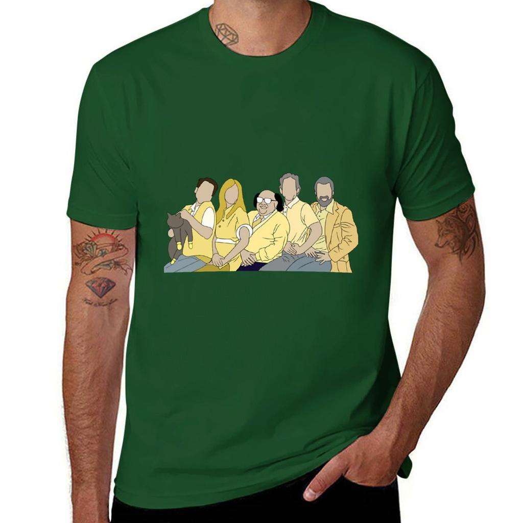 Its Always Sunny Tshirt Vintage Clothes Animal Prinfor Boys Anime Cute Clothes Mens Tall T Shirts
