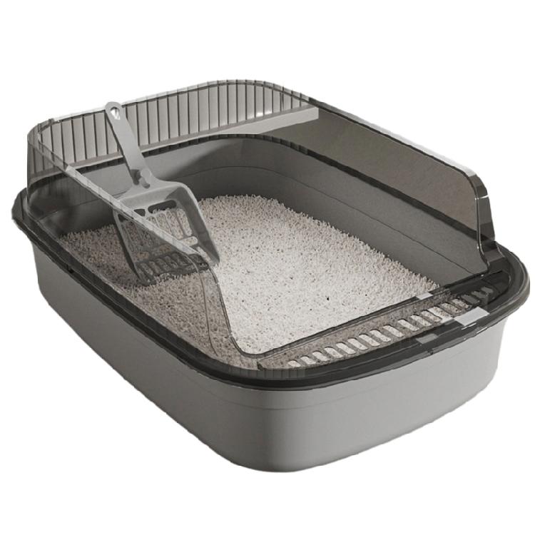 Splash Prevent Cats Litter Box With Deeply Wall Reduce Mess And Tipping Easy Maintenances Cats Litter Tray Home Use