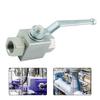 1pc Hydraulic Ball Valve 1/4 3/8 1/2 3/4 NPT Thread 2Way ShutOff Valve High Pressure Hydraulic Valve For Hydraulic Applications