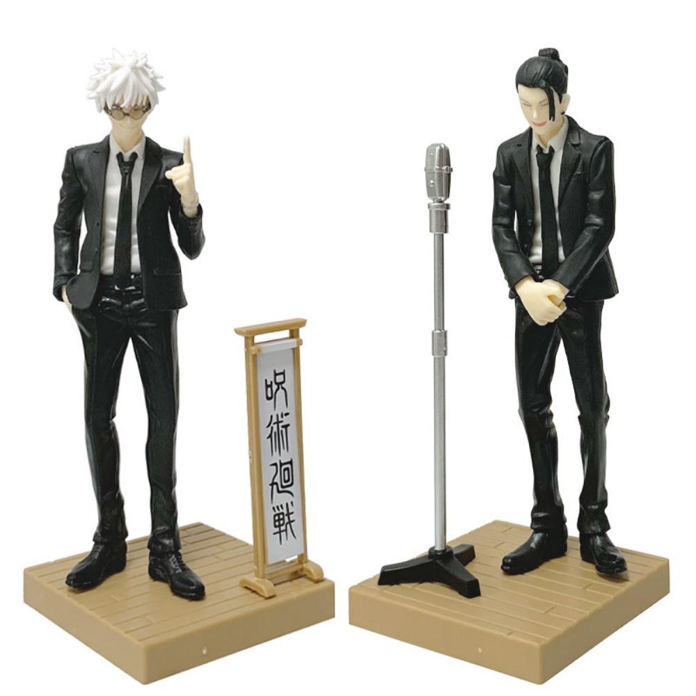 17cm Animation Figure Jujutsu Kaisen Diorama Satoru Gojo Suguru Geto Suit Ver Special Action Figure Miniature Playthings for Celebration Present