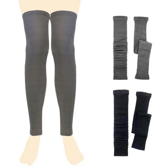 Silk Stretch Leg Thin and Nakamura Chuzaburo Nakachu Shoten Silk Thread Like a Thin Silk Leg Warmers Short 60cm Length Warmers, Stretchy, Shoten,