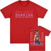 SHAKIRA Las Mujeres Ya No Lloran Tour 2026 T-shirt Unisex Streetwear Design Cantante Stampa Grafica Merch T-shirt Magliette Maschili T-shirt Band Top Estivi
