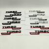 2pcs 3D ABS for TURBO 4MATIC Plus ABS Car Letters Emblem Fender Side Badge Rear Tail Trunk Sticker Styling Accessories