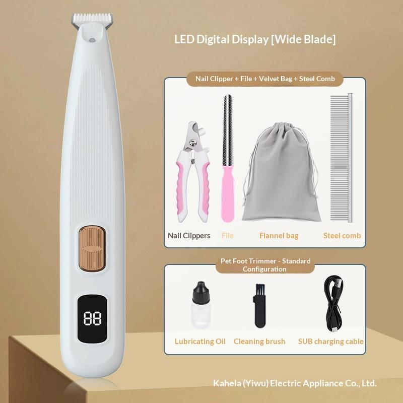 Partial Hair Clipper Cat Dog Hair Shaving Device Pet Cat Foot Shaving Artifact Sole Trimming Cat Hair Electric Clippers