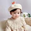 Solid Color Windproof Newborn Cotton Toddler Painter Hat Pumpkin Cap Infant Beanie Hat Baby Hat
