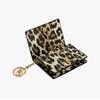 Ganni Leopard Print Butterfly Logo Flap Card Wallet A6545 943