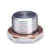 304 Stainless Steel M18 X 1.5 Thread O2 Oxygen Sensor Plug Fit For American European Japanese Cars and Trucks