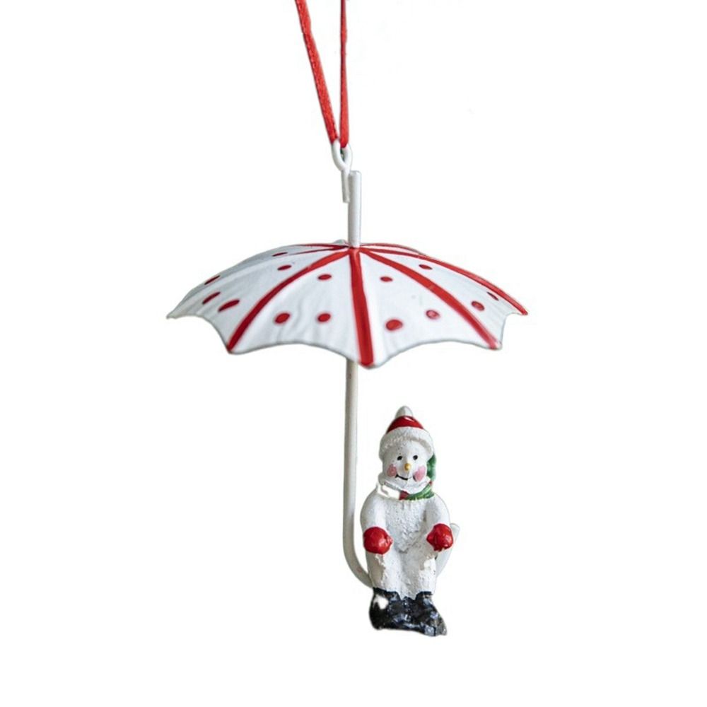 Elk Christmas Parachute Pendant Wrought Iron Christmas Hot Air Balloon Pendant Delicate   New Year