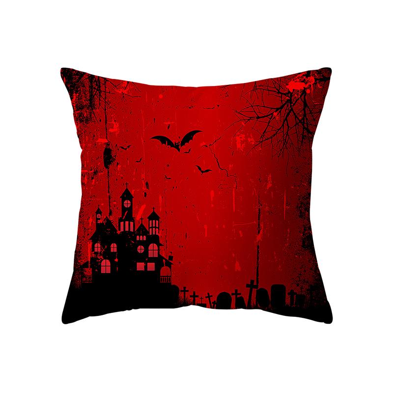 Halloween Theme Pillow Cover Sofa Cushion Cover Holiday Gift Party Decor Home Decor