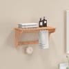 VidaXL Towel Rack 60x30x35 Cm Solid Walnut Wood 350372