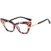 2025 Cross Cat Eye Glasses: Anti-Blue Light European & American Frames, Internet Celebrity Style, Bare Face Optical Design