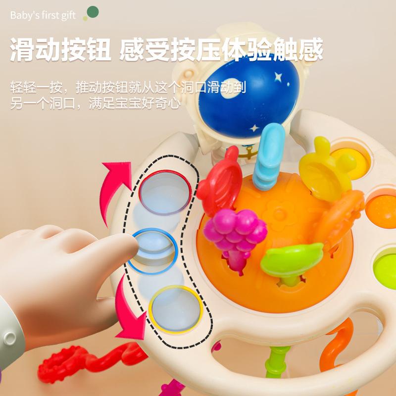 Baby Enlightenment Finger Pumping Music, Can Be Pressed And Gnawed Early Education Animal Lala Music Toy