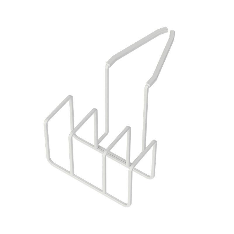 Faucet Sink Storage Rack, Scouring Pad Cloth Rack, Multi-functional Sponge Drain Rack for Storage белый