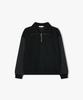 LIBERCLASSY [24Fw] Lkw41451 Black Stadium Half-Zip T-Shirt