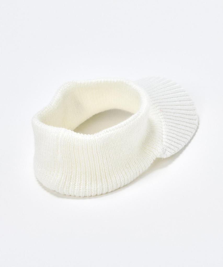 [Munsingwear] Visor 4WAY Knit Hat, Knit Cap, Cold Protection, Convenient, Golf, MG4FCP42L, Women's, WH00 (White)