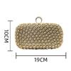 Sparkly Diamond Evening Bags for Women 2024 Finger Ring Clutch Bag Chain Shoulder Handbags Luxury Wedding Party Purse Sac A Main