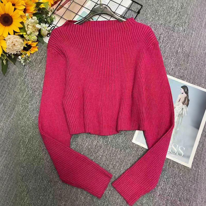 

Women s Casual Knit Top - 2025 Autumn Fashion S