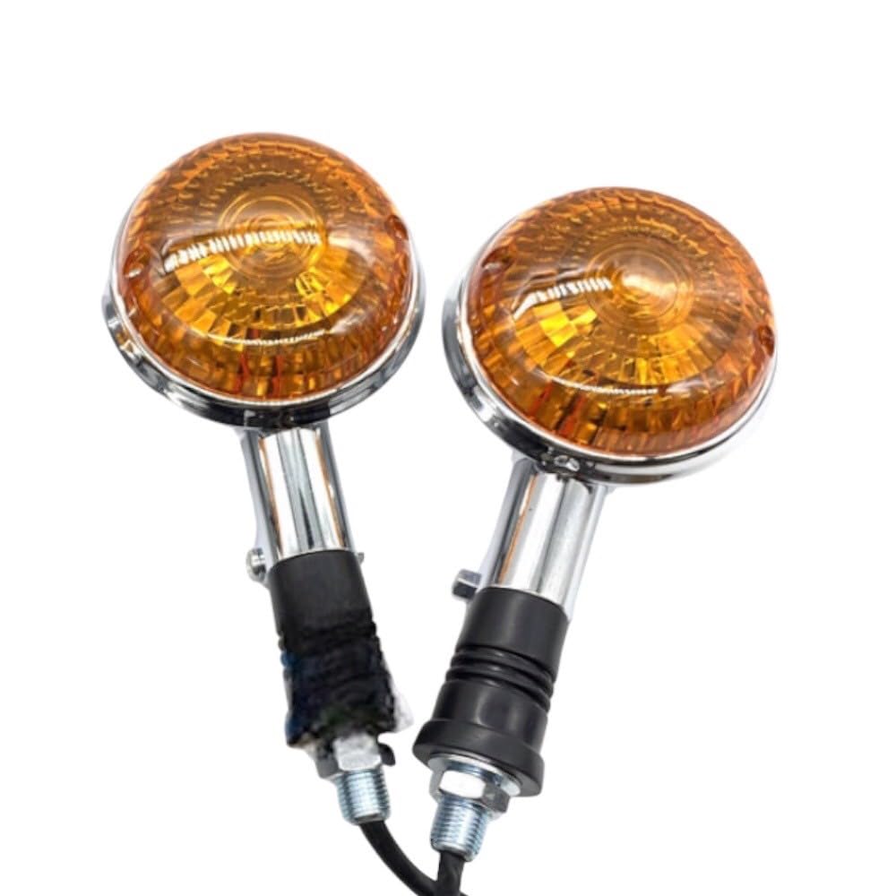 Kanoan Yamaha Turn Signal, 12 V, Set of 2, Amber, Orange, Left and Right