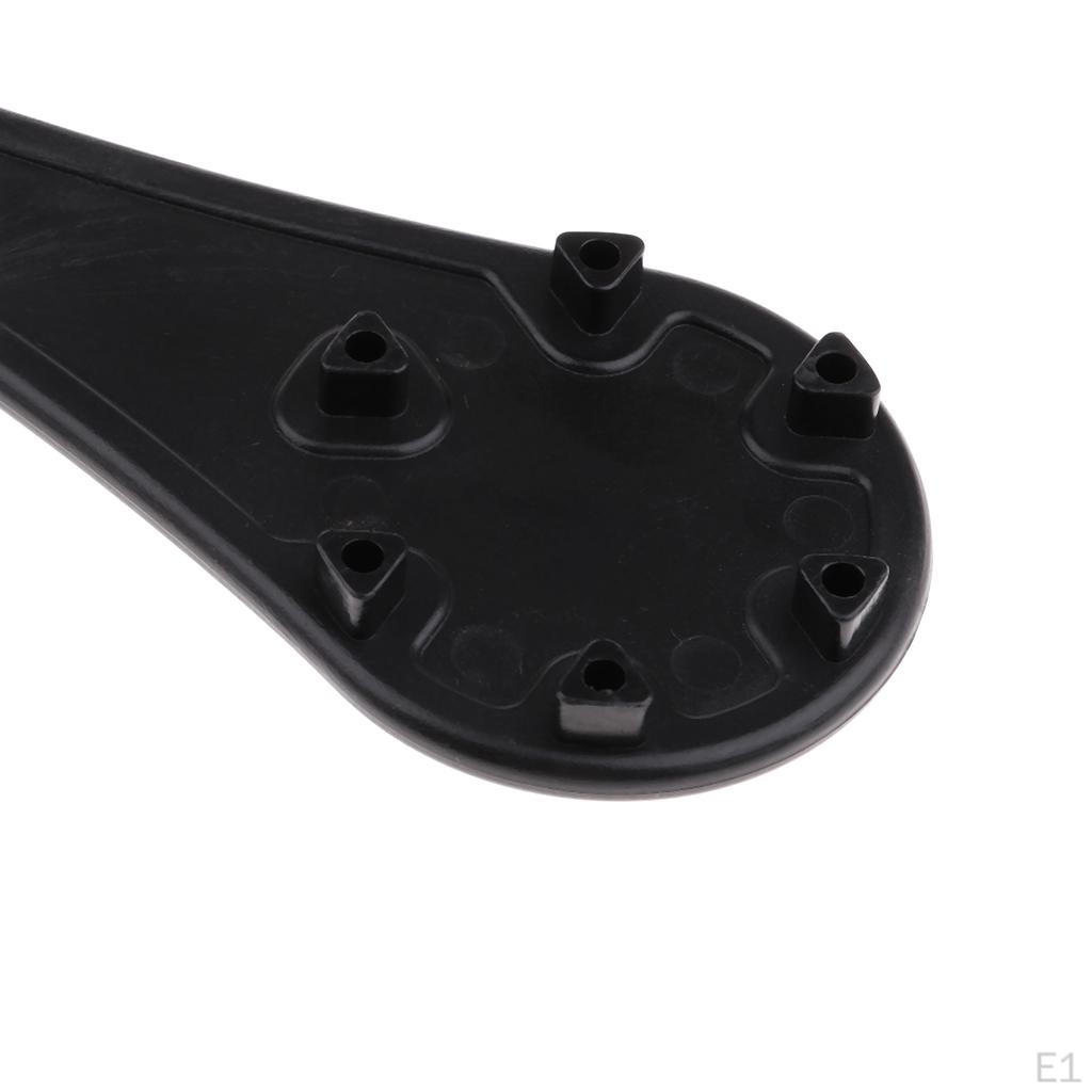 Portable Black PVC Kayak Dinghy Valve Wrench 6 Section Spanner