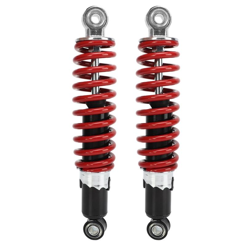 2 Pcs Motorcycle Shock Absorber 250mm Suspension Damper for 50cc‑125cc Dirt Pit Bike ATV Go Kart