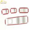 Vezel Window Lifter Switch Decorative Frame & Armrest Button Sequin Sticker Car Accessories