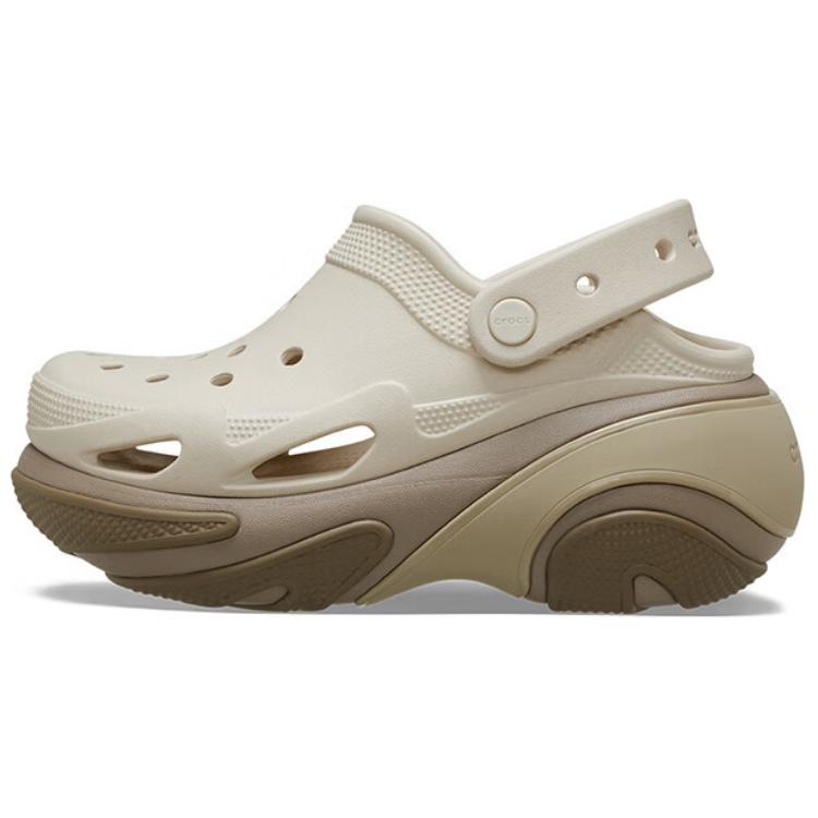 Crocs Bubble Crush Clog Taupe Men Sneakers Grey 210061-214