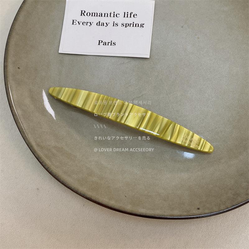 11.5cm Long Hair Clip French Barrettes  Accessories Pony Hair for Women and Girls Rolled up Acetate Headwear