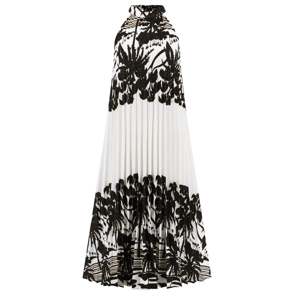 GMXIA женская мода лето весна цветочный принт без рукавов полуводолазка повседневные — фото 9