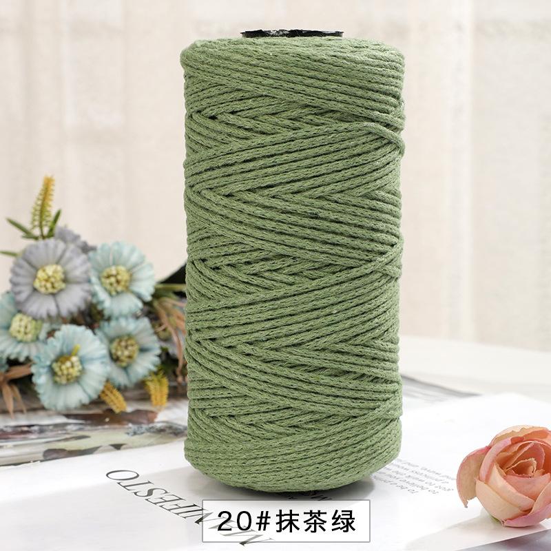 150g/150m 2mm Round Strand Hollow Yarn,European Hook Bag Core Diy Thread,Many Colors,Hand-knitted Crochet Matching Crocheting