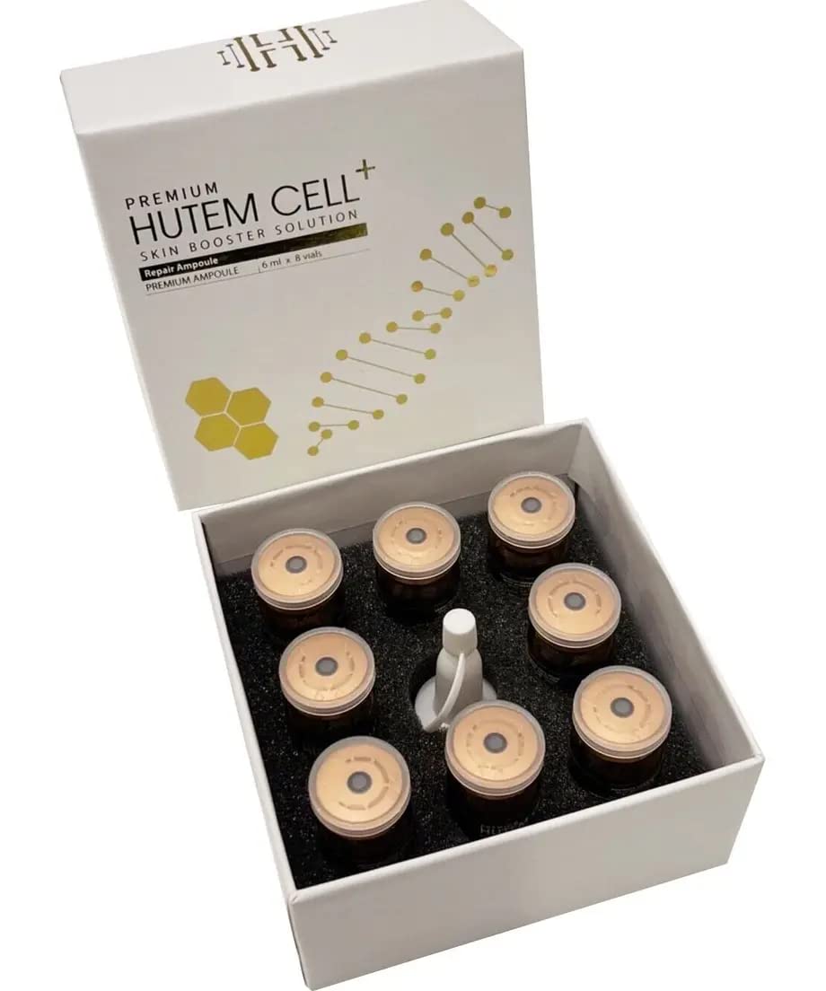 

HUTEMCELL Human Stem Cell Ampoule Serum by Beauty Salon Hanbi x 8 bottles doses per Serum Care Culture Solution Hutemcell 45% [Produced Group] (6ml /