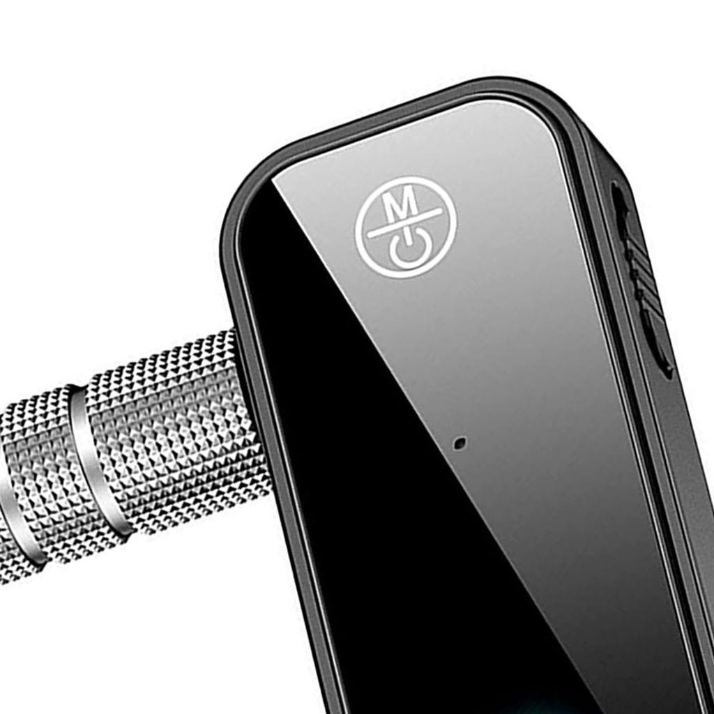 Bluetooth 5.0 Receiver 3.5mm Interface 2 in 1 AUX Adapter Music Transmitter Receiver for Computer TV Projector Speaker