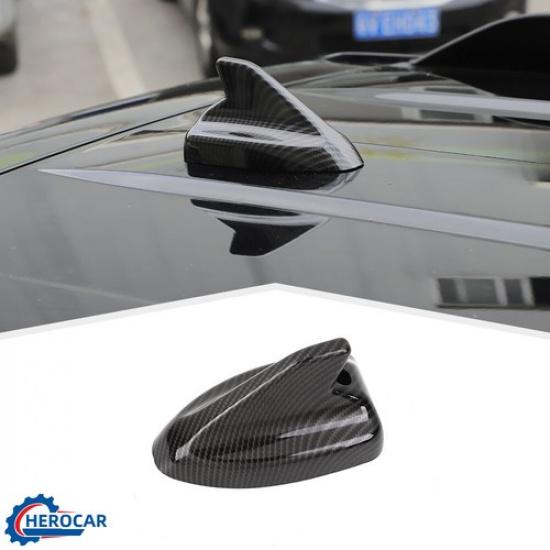 Radio Antenna Base Trim Cap Cover Accessories for Bronco Sport 21+Carbon Fiber