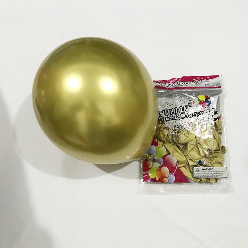 10 Zoll 1,8G Metallischer Latexballon Verdickter Bonbon Foto Hochzeitsfeier Dekoration Ballon