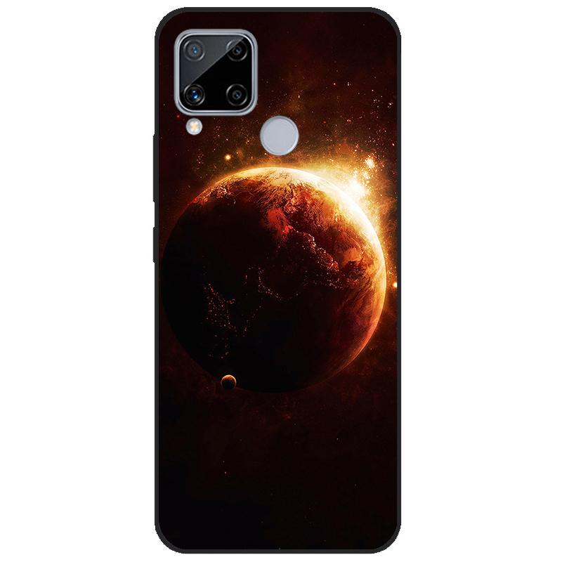 For Realme C15 Case RealmeC15 Soft Silicon TPU Cover For OPPO Realme C15 C 15 Phone Cover Protective Bumper Coque Funda 6.5 inch Realme C15