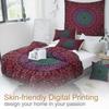 Rot Und Grün Wind Dreiteiliger Bettdeckenbezug 3D Digitaldruck Bettwäscheset Bettüberwurf