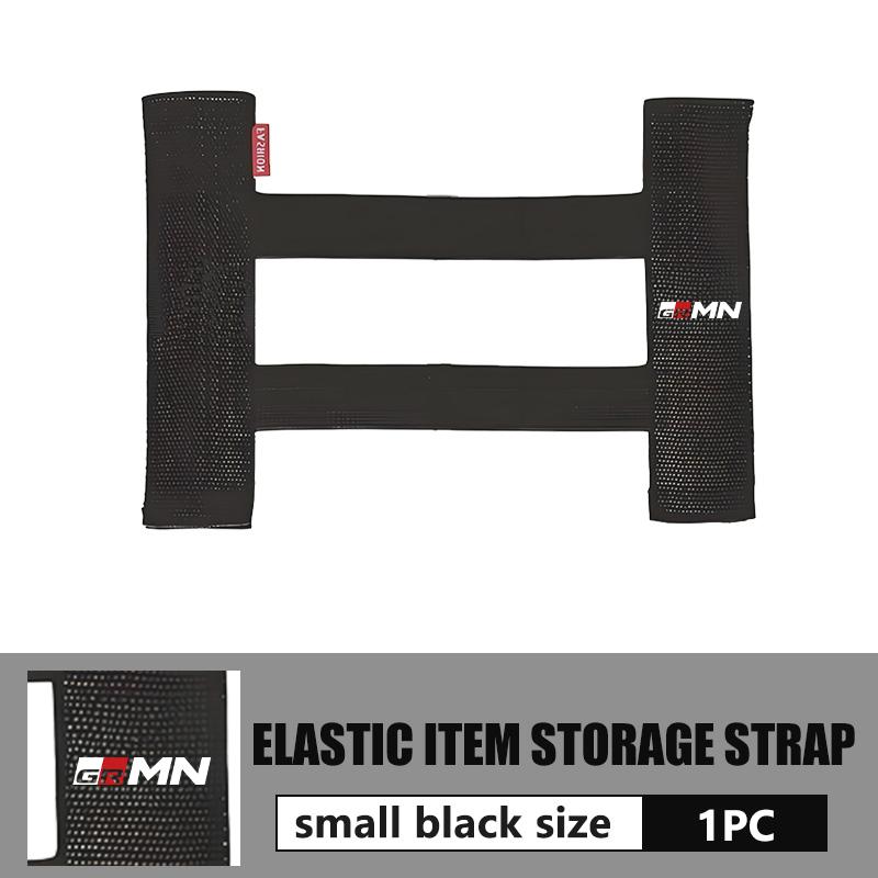 cnkym4 Car Interior Organizer Back Rear Trunk Storage Mesh Fixed Straps For Toyota GR Sport Yaris Chr Auris Rav4 Prius Prado Avensis
