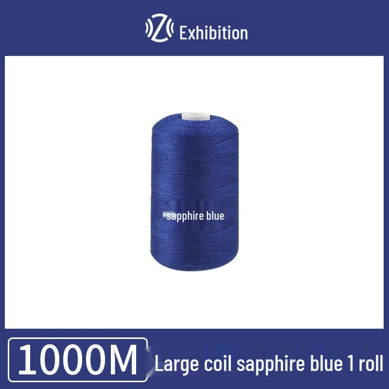 Polyester Sewing Thread - 1000 Yards for Garments & Crafts, Assorted Colors, Small Spool