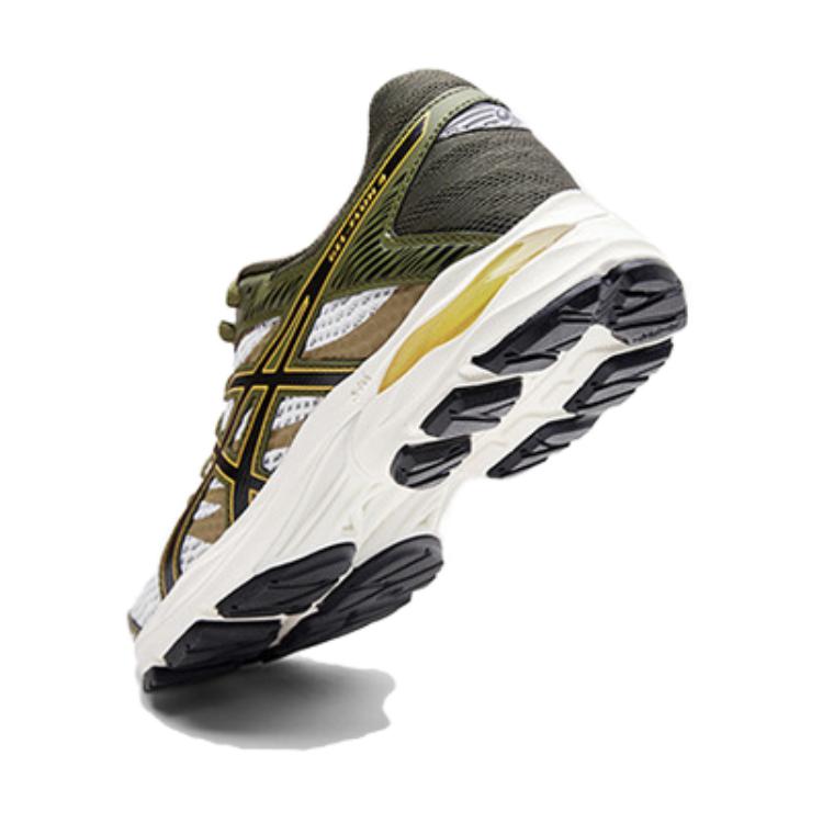 Asics Gel-Flux 4 Mesh Comfortable Durable Physical Test Low-Top Kids Running Shoes Kids running shoes Gray Yellow 1014A321-301