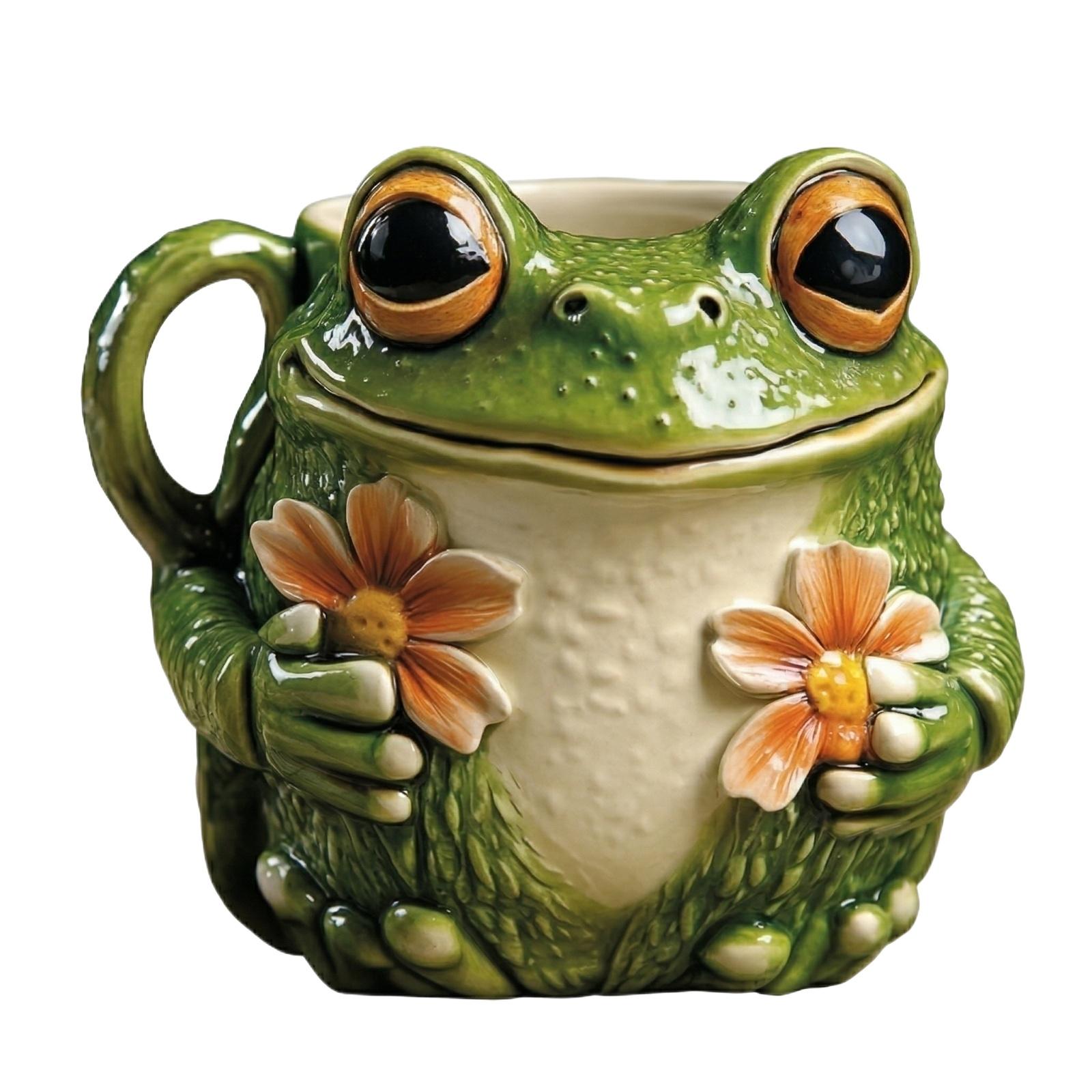 Cute Flower Mug – Cozy Cottagecore Coffee Cup