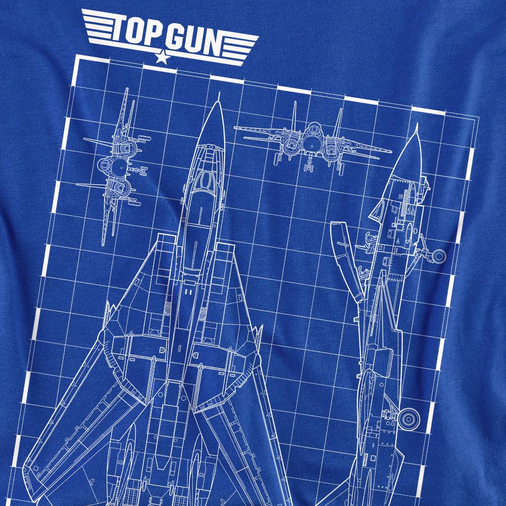 Top Gun Unisex Adult Schematic Sweatshirt