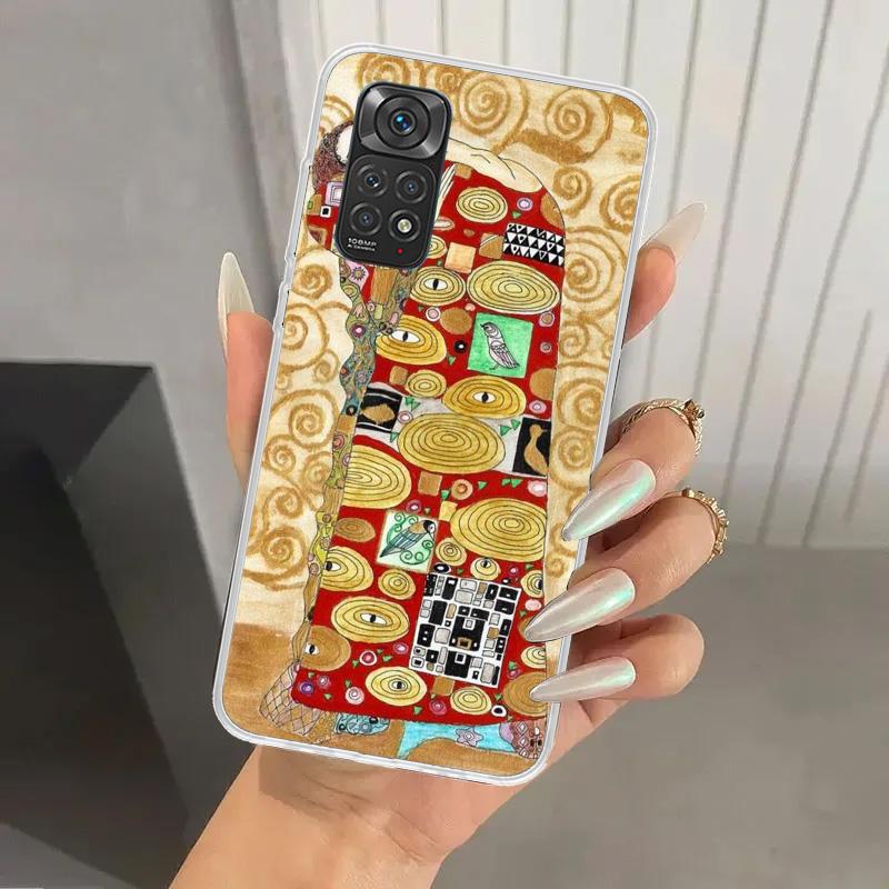 

Kiss by Gustav Klimt Desig Phone Case for Xiaomi Redmi Note 15 14 14S 13 12S 12 Pro 11S 11 Plus 11T 11E 10S Soft Funda Print She Redmi Note 15 4G