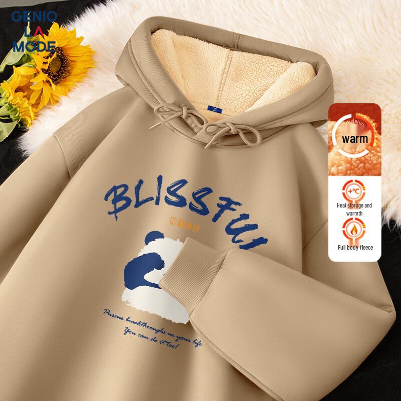 

GENIOLAMODE Men s Plush Lined Hoodie 3XL