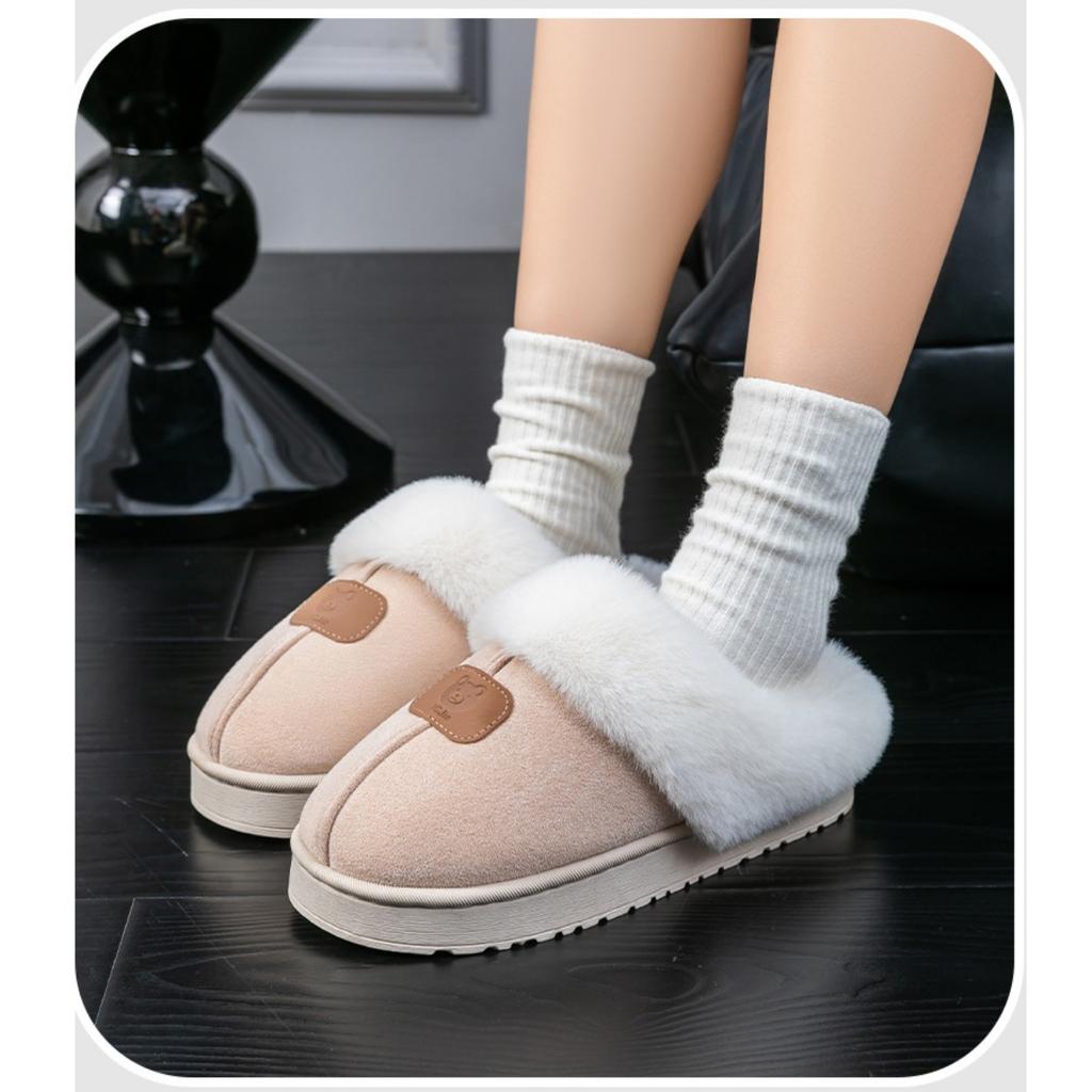 Männer und Frauen, Schuhe mit dicker Sohle, Plüschschuhe, Rutschfeste Schuhe, Innen- und Hausschuhe, Atmungsaktive Schuhe, Warme Schuhe
