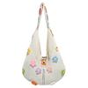Flower Cotton Thread Woven Bag Women's 2025 New Summer Large-capacity Shoulder Bag Relaxation Vacation Beach Bag