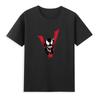 2026 Venom Marvel Peripherals Printed Childrens TShirt Roundneck Pure Cotton Family Clothing for Parents and Children