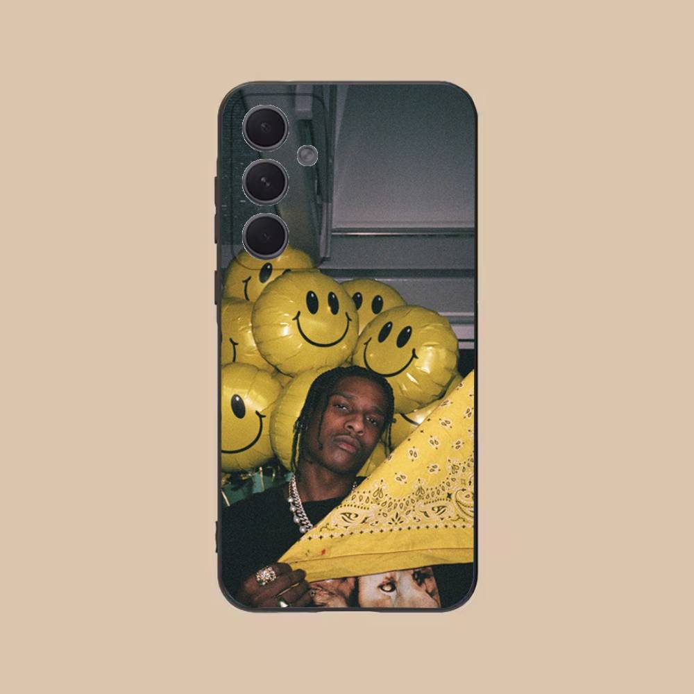

A- ASAP Rocky Rapper Phone Case For Samsung S25,24,21,22,23,20,S30,Ultra,Plus, Fe,5G Silicone Cover SamsungS21plus